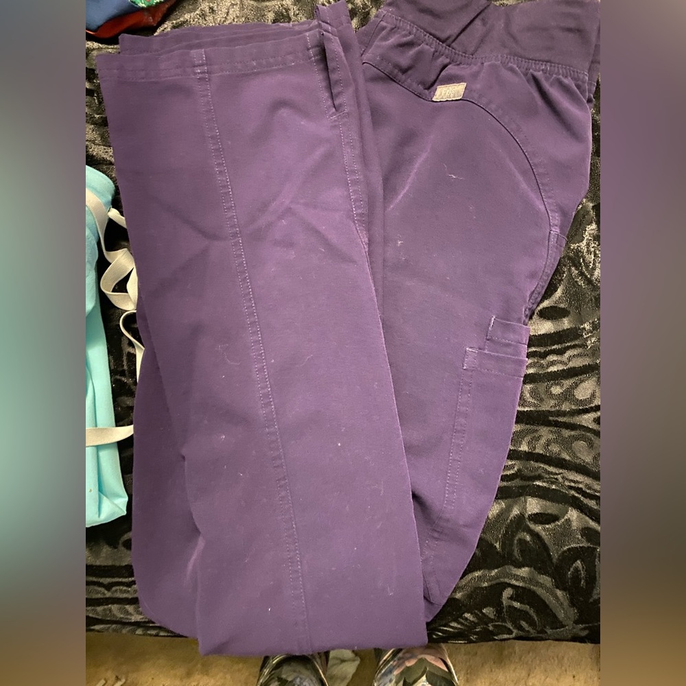 Figs Technical Collection XXST XXS Tall Scrub Pants Bottoms 721004T Purple